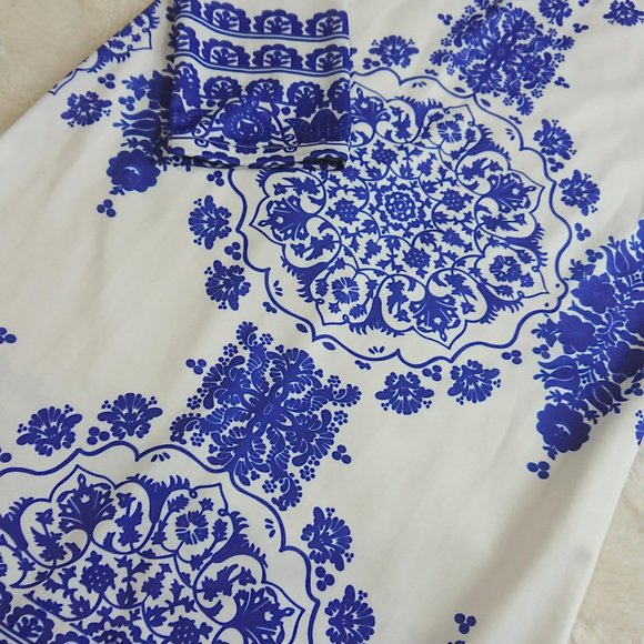 PRINTED EMBELLISHED SHIRT DRESS, New without tags - Picture 3 of 4